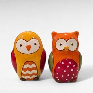 Owl Salt and Pepper Shakers by Sandra Lee